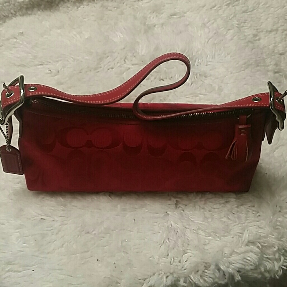 Coach Signature "C" Red Bag